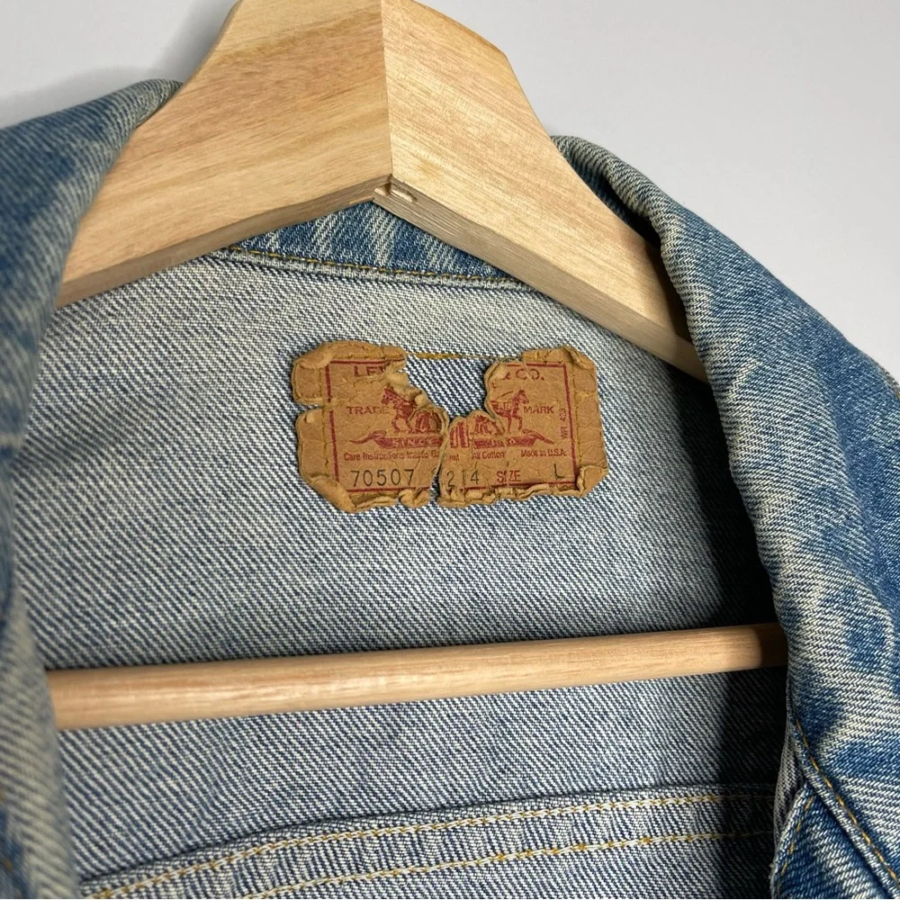 Levi's Light Blue Denim Jacket - Picture 9 of 9